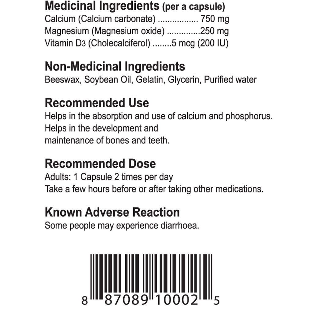 Nutridom LIQUID CAL-MAG-VIT D 1000mg, 120 Softgels