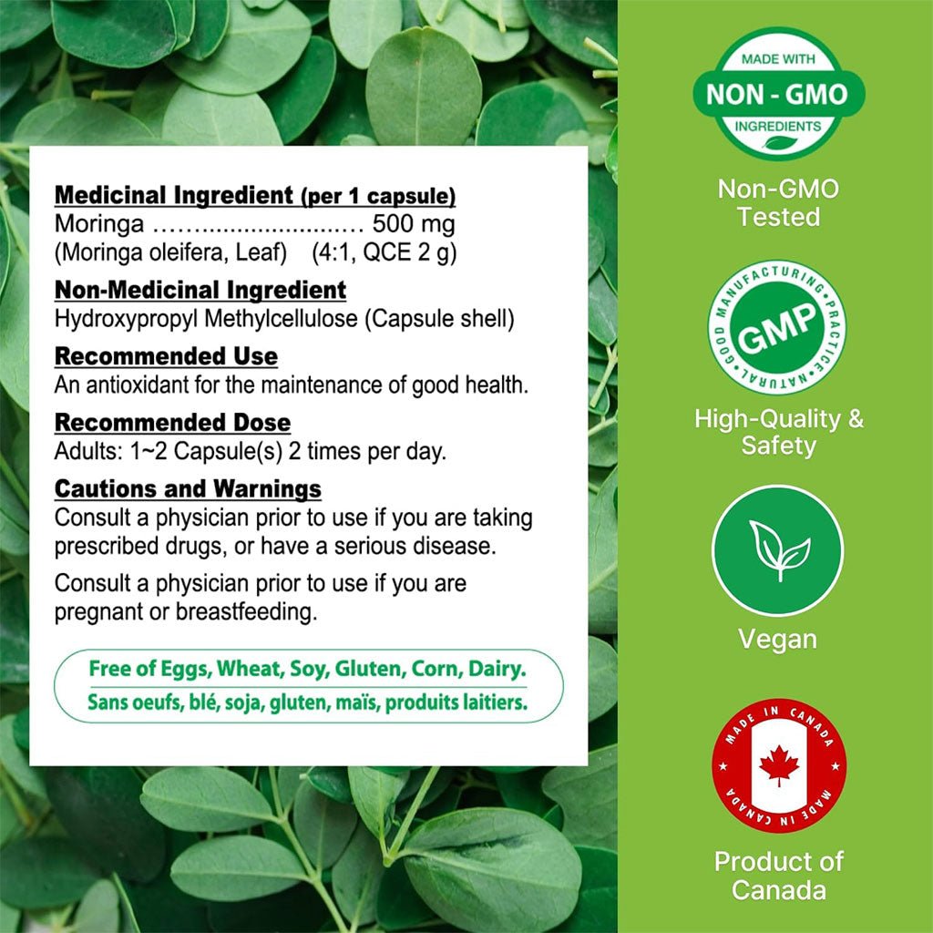 Nutridom PREMIUM MORINGA 4X CONCENTRATED, 120 VCaps