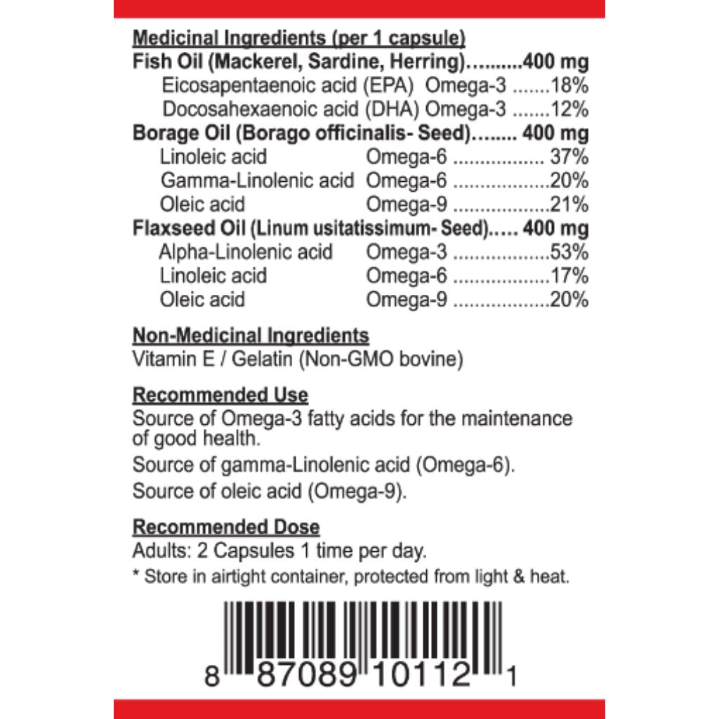 Nutridom OMEGA 369, 120 Softgels