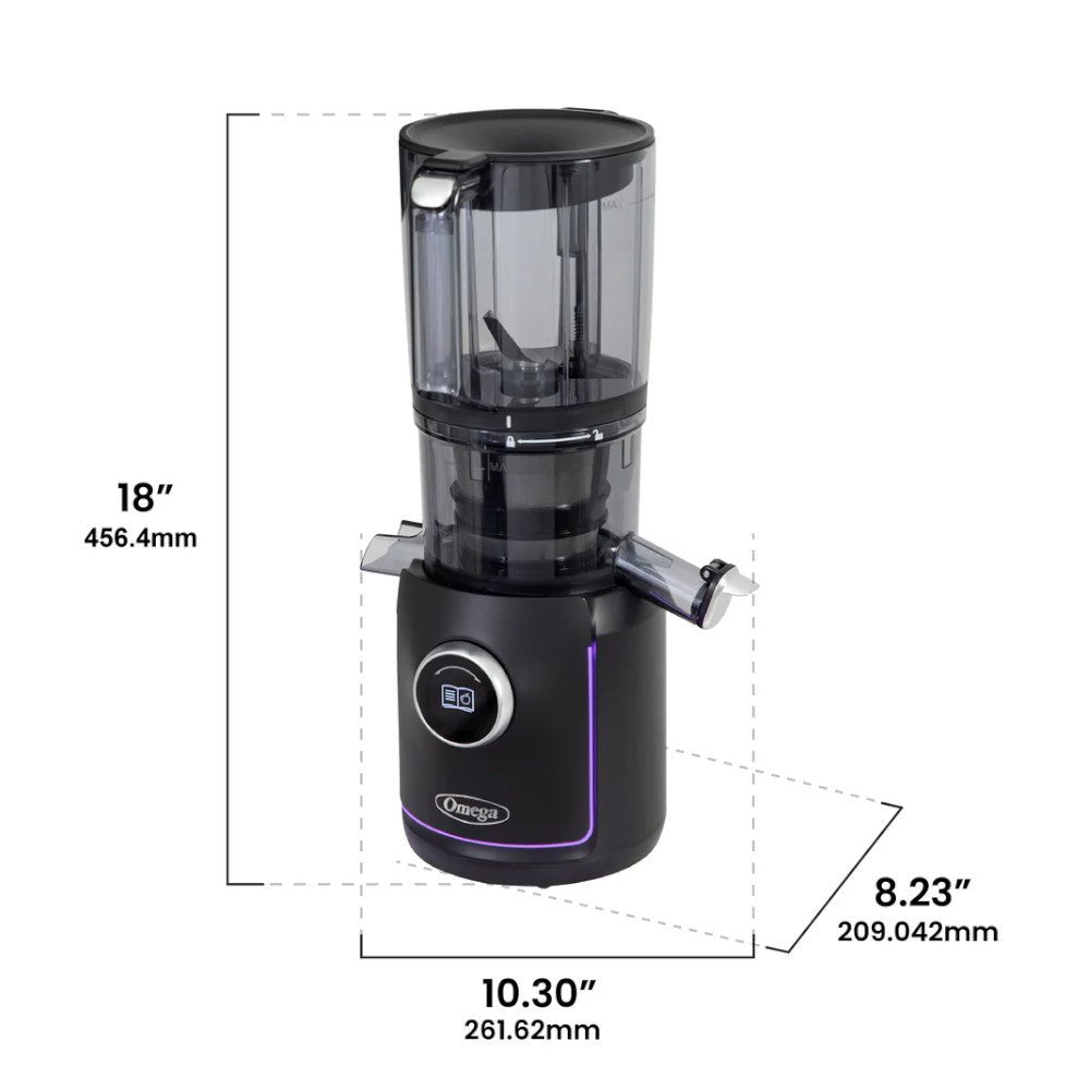 OMEGA OMSMBTBK13 Ultimate Performance Batch Juicer - Kastor