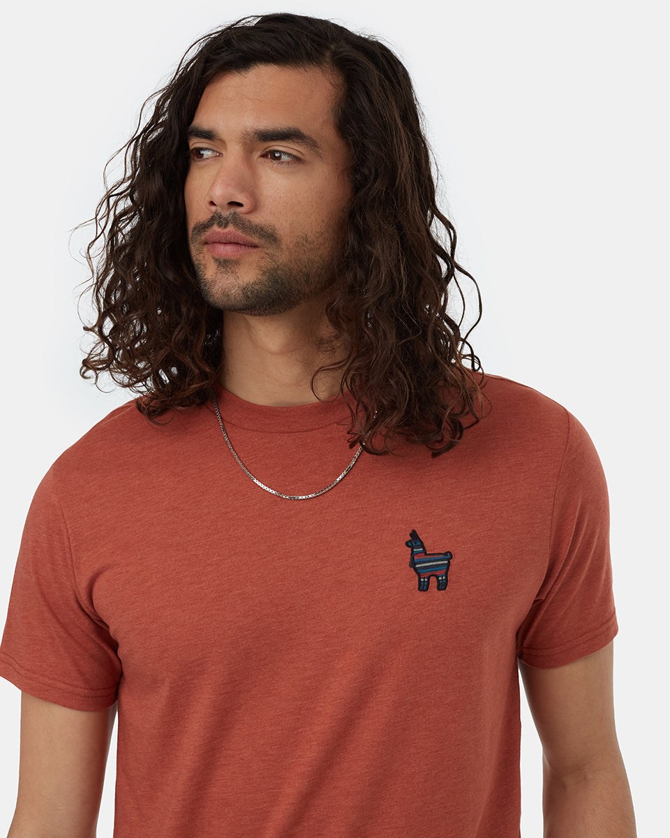 Peru Embroidered Llama T-Shirt