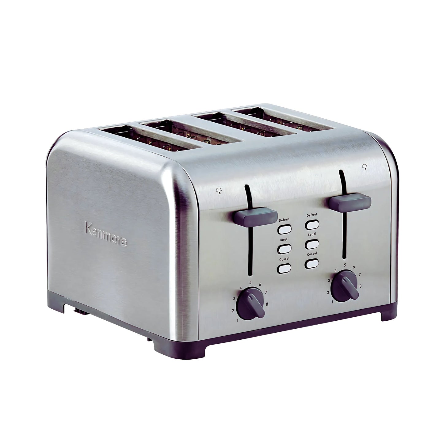 Kenmore 4-Slice Toaster with 9 Settings - Stainless Steel (KKTSDC4SS)
