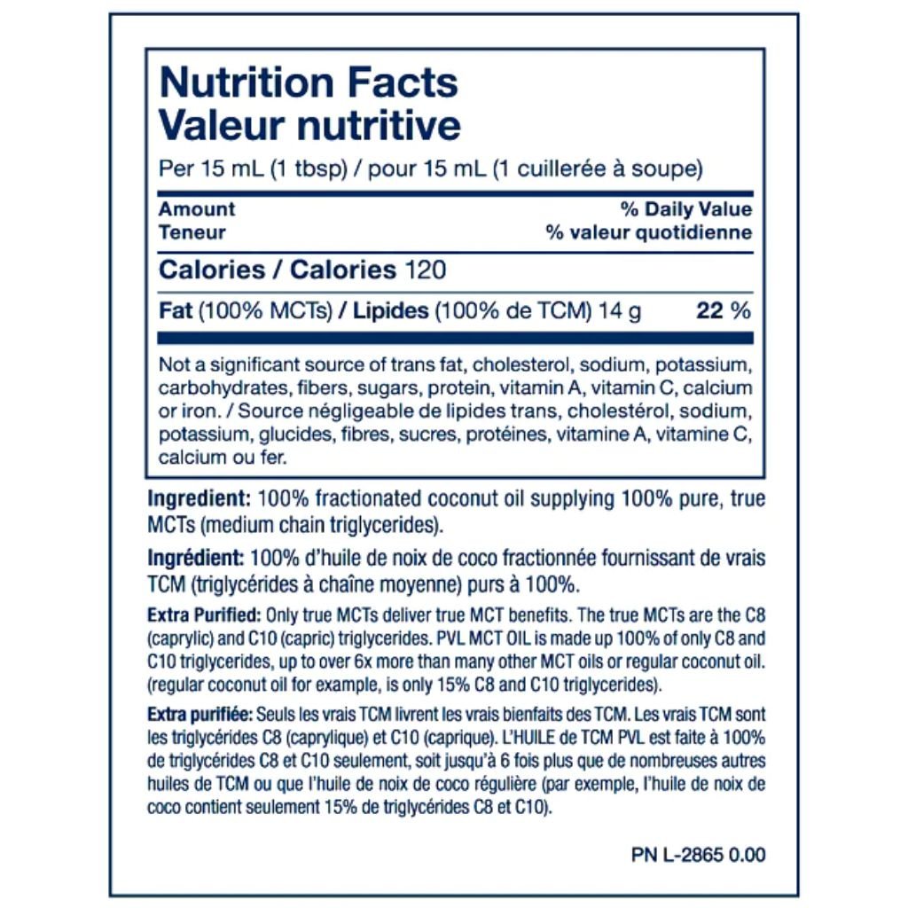 PVL Pure MCT OIL, 946ml (Unflavoured)