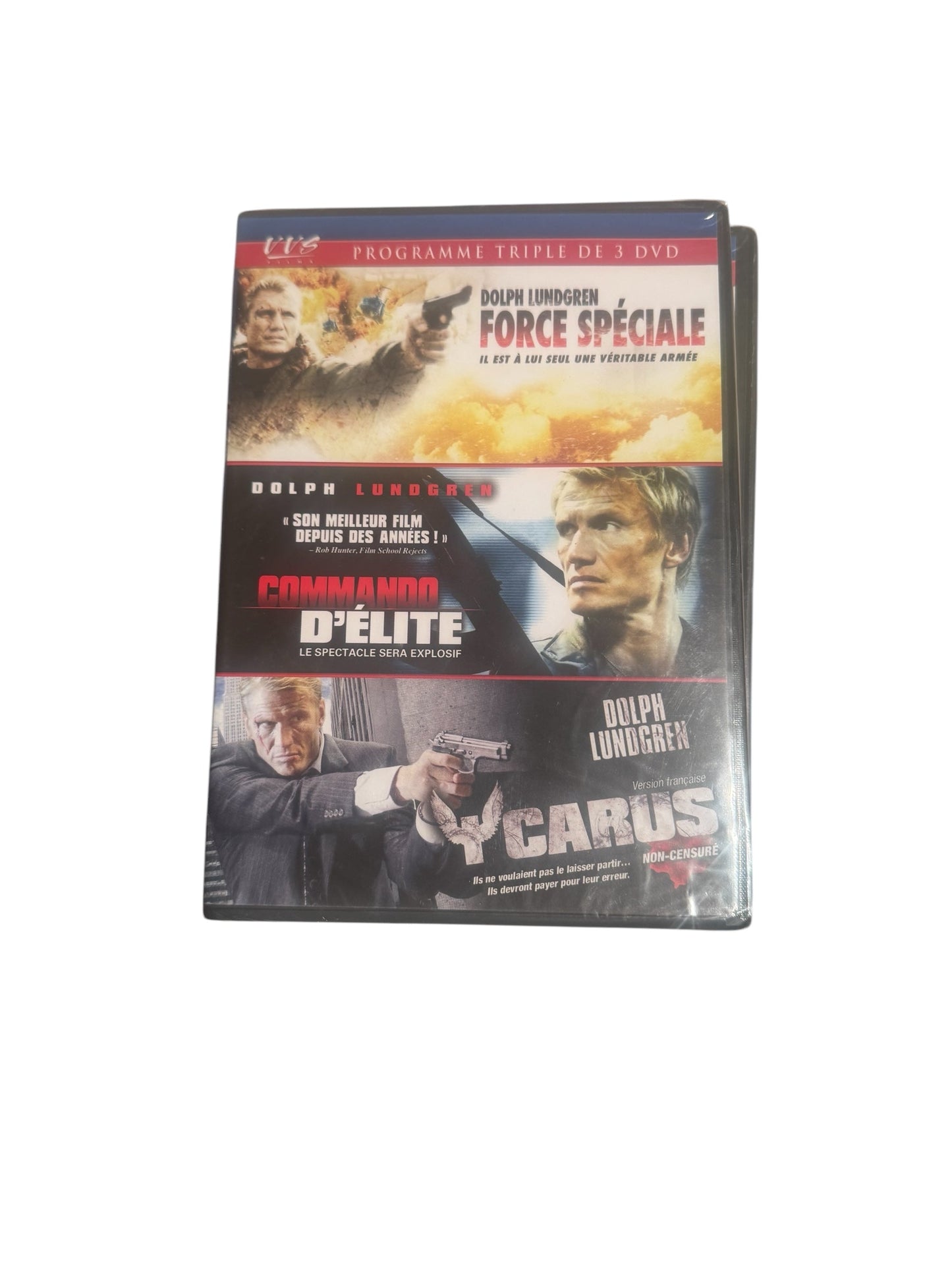 Trio Dolph Lundgren: Force Spéciale / Commando d'Élite / Icarus - DVD (Used)