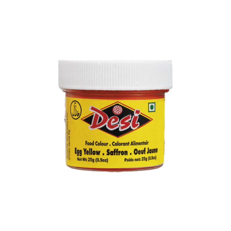 Desi Yellow Saffron Food Color 25g