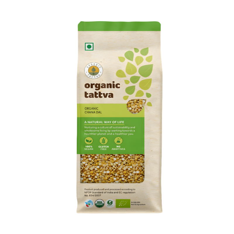 Organic Tattva Organic Chana Dal 4lb