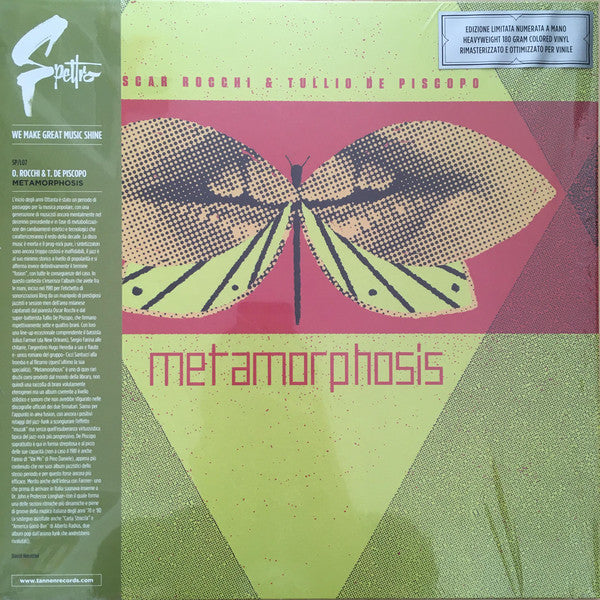 Oscar Rocchi, Tullio De Piscopo / Metamorphosis - LP COLORED NUMBERED