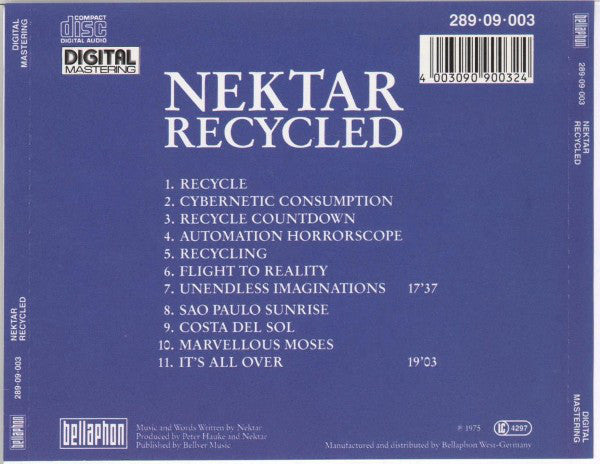 Nektar / Recycled - CD (Used)