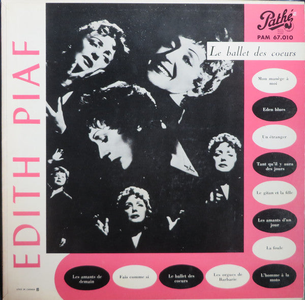 Edith Piaf / Le Ballet Des Coeurs - LP Used