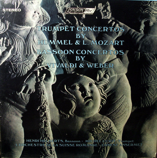 Vivaldi / Weber / Hummel / Leopold Mozart, L'Orchestre De La Suisse Romande, Ernest Ansermet / Bassoon And Trumpet Concertos - LP (used)