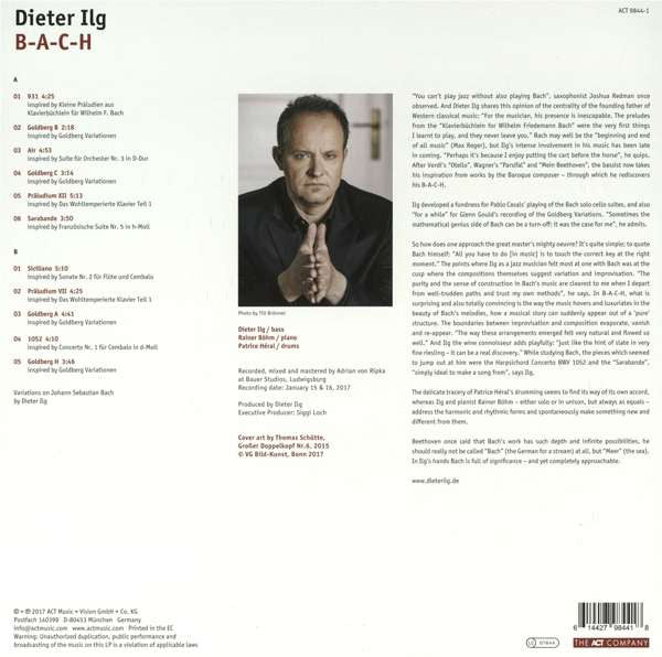 Dieter Ilg / B-A-C-H - LP
