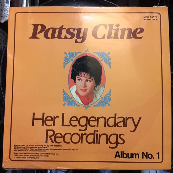 Patsy Cline / Her Legendary Recordings - LP Used