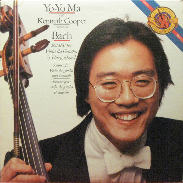Yo-Yo Ma, Kenneth Cooper / Bach, Sonates pour viole de gambe et clavecin - LP usagé
