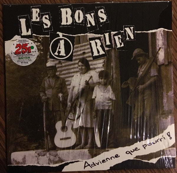 Les Bons À Rien / Advienne que pourri! - LP GREEN