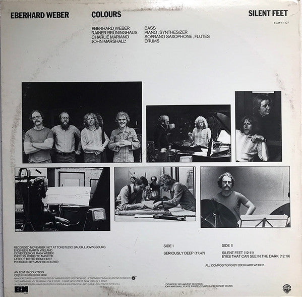 Eberhard Weber Colours / Silent Feet - LP USED