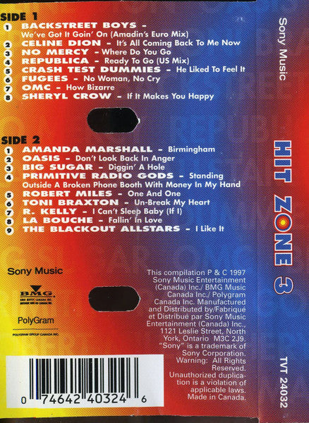 Various / Hit Zone 3 - K7 (Used)