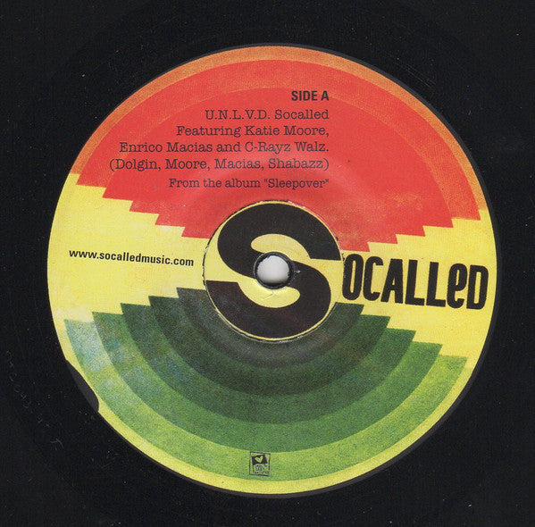 Socalled / U.N.L.V.D. / Sleepover - LP 7''