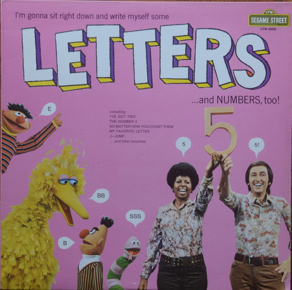 Sesame Street / I'm Gonna Sit Right Down And Write Myself Some Letters... And Numbers, Too! - LP Used