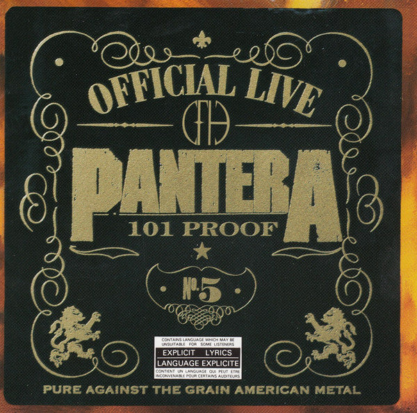 Pantera / Official Live: 101 Proof - CD