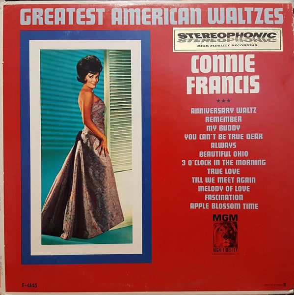 Connie Francis / Greatest American Waltzes - LP Used