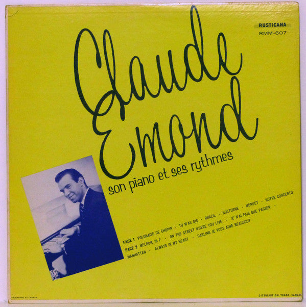 Claude Emond / Son Piano Et Ses Rythmes - LP (used)