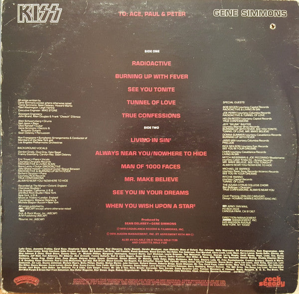 Kiss, Gene Simmons / Gene Simmons - LP Used
