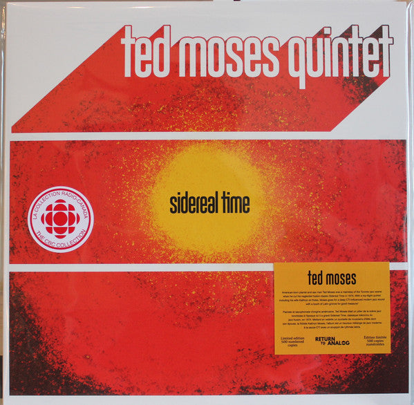 Ted Moses Quintet / Sidereal Time - LP