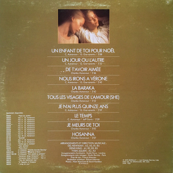 Charles Aznavour / Visages De L'Amour - LP USED