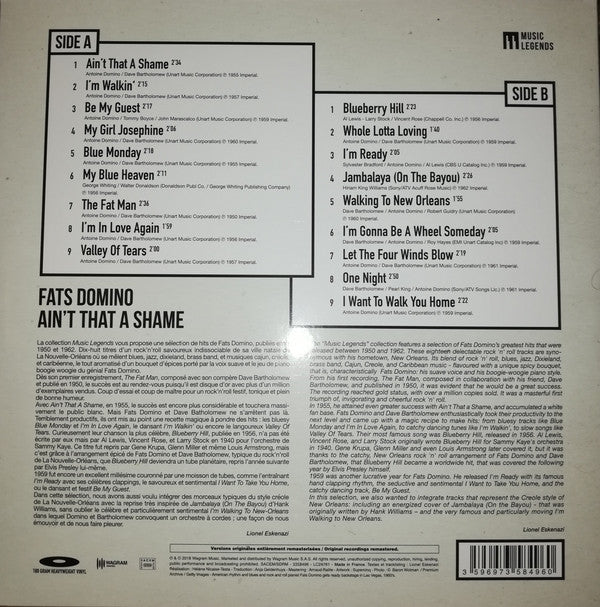 Fats Domino / Ain't That A Shame - LP
