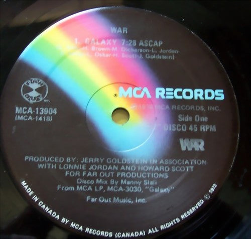 War, Lonnie Jordan / Galaxy, Junkie To My Music - LP 12'' Used