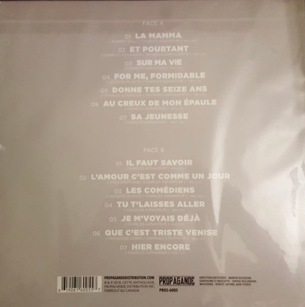 Charles Aznavour / Sur Ma Vie, Charles LP Used white