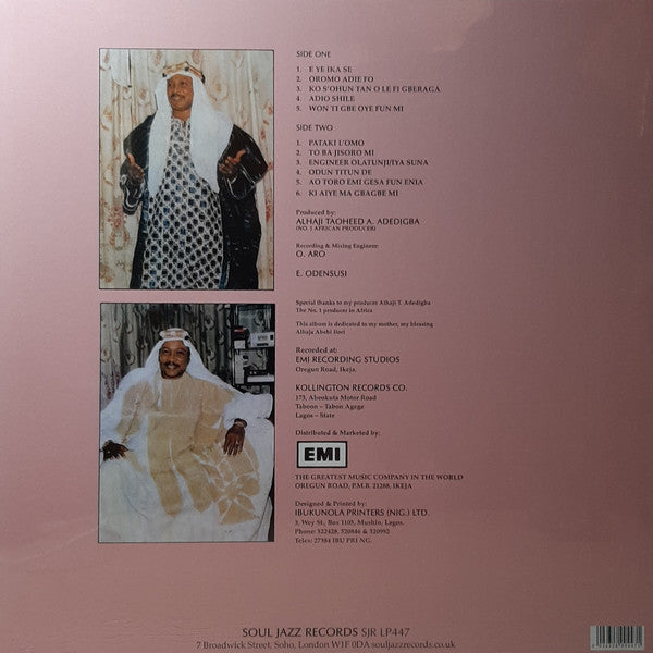 Alhaji (Chef) Prof. Kollington Ayinla et son Organisation Fuji '78 / Bénédiction - LP
