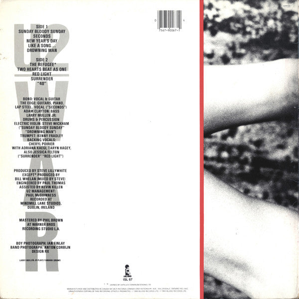 U2 / War - LP USED