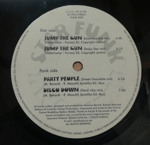 Star Funk / Jump The Gun - LP Used 12''
