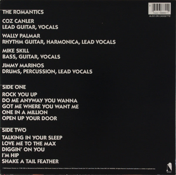 The Romantics / In Heat - LP USED