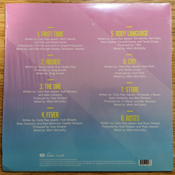 Carly Rae Jepsen / E•MO•TION: Side B - LP