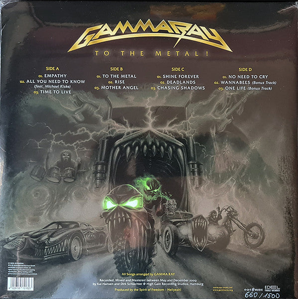 Gamma Ray / To The Metal ! - 2LP ORANGE