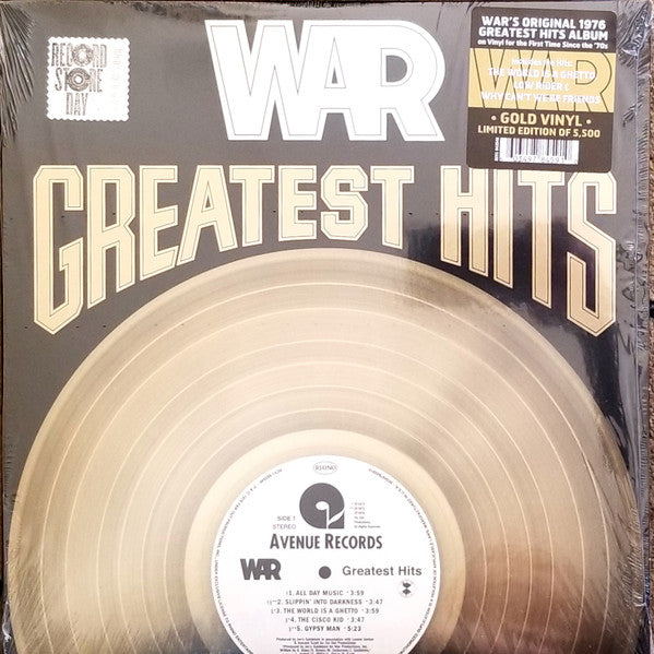 War / Greatest Hits - LP GOLD RSD2020
