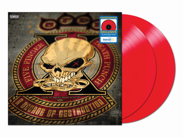 Five Finger Death Punch / A Decade Of Destruction - 2LP ROUGE ÉCARLATE