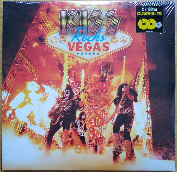Kiss / Kiss Rocks Vegas - 2LP+ DVD YELLOW