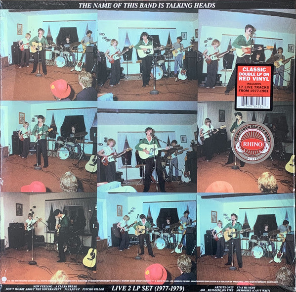 Talking Heads / The Name Of This Band Is Talking Heads - 2LP RED