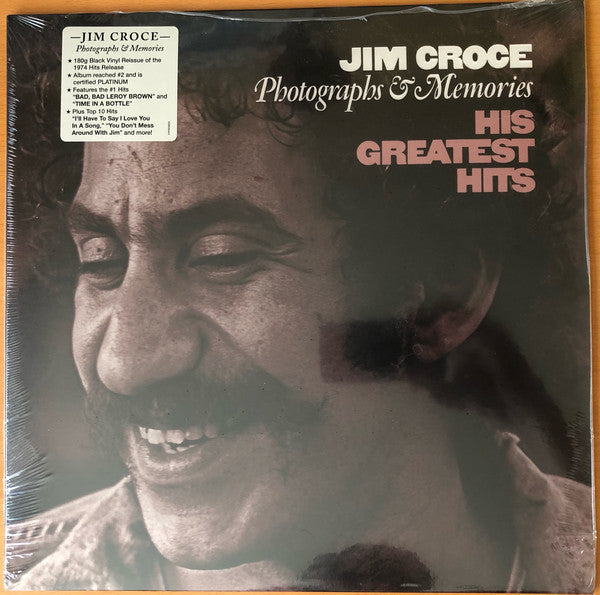 Jim Croce / Photograph & Memories ( His Greatest Hits) - LP