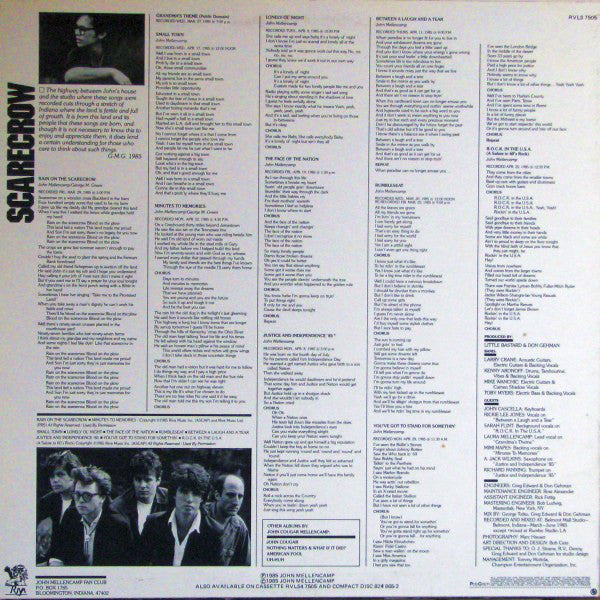 John Cougar Mellencamp / Scarecrow - LP Used