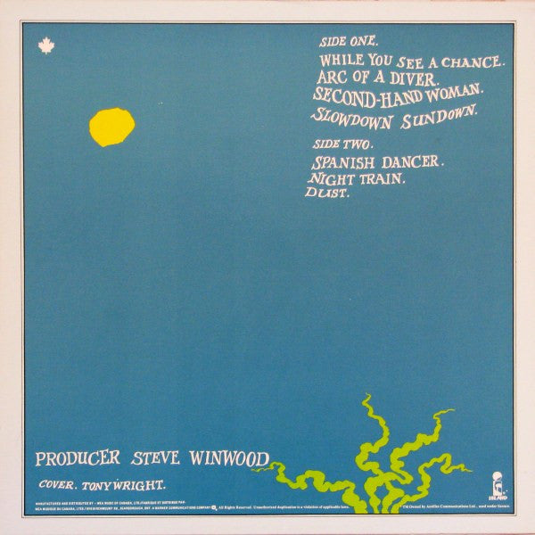 Steve Winwood / Arc Of A Diver - LP USED