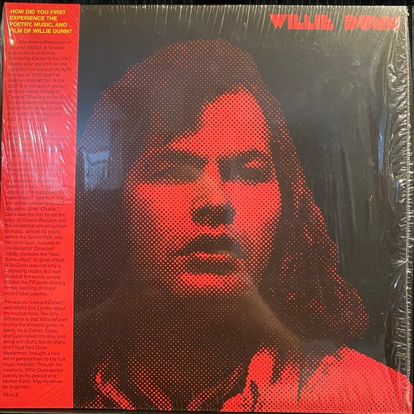 Willie Dunn / Creation Never Sleeps, Creation Never Dies: The Willie Dunn Anthology - LP RED