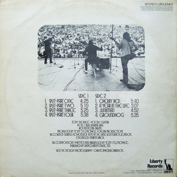 Groundhogs / Split - LP Used