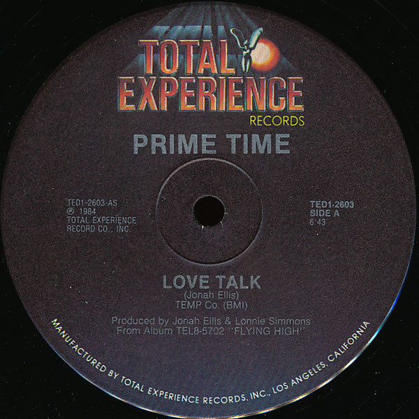 Prime Time / Love Talk LP (12'')