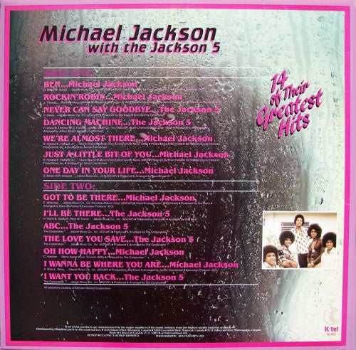 Michael Jackson With The Jackson 5 / 14 Of Their Greatest Hits - LP USED