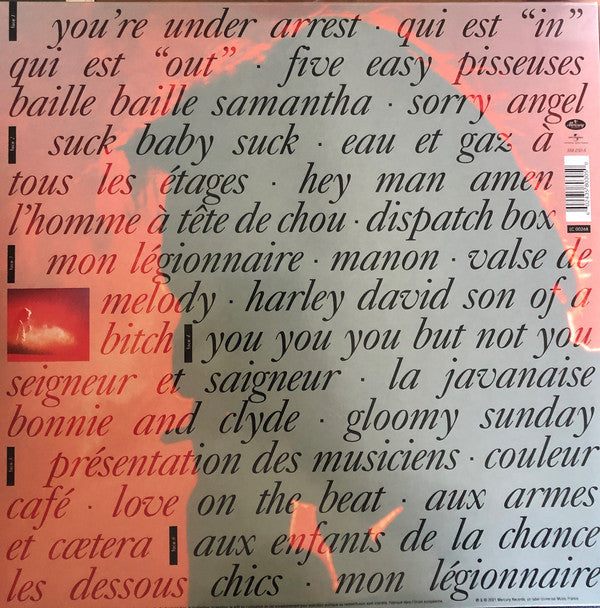 Serge Gainsbourg / Le Zénith De Gainsbourg - LP