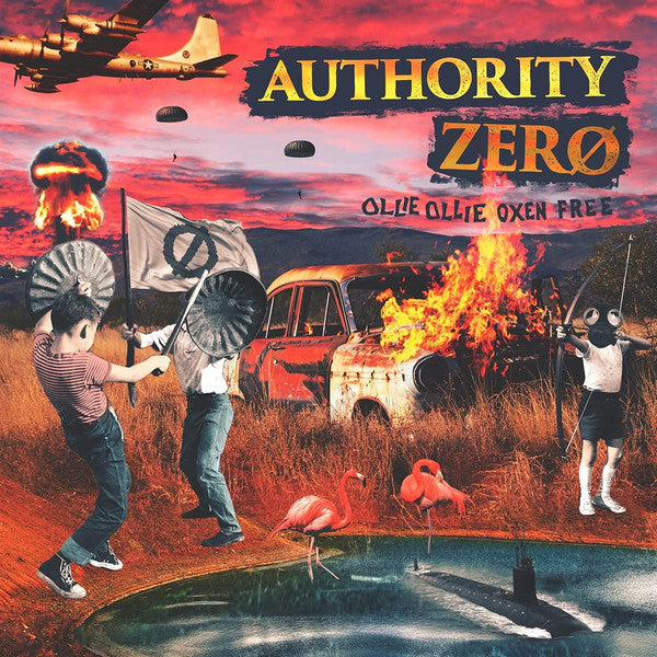 Authority Zero / Ollie Ollie Oxen Free - LP GREEN